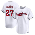 Cleveland Guardians #27 Austin Hedges Player White BFRAILEY Limited Home Stitched Jerseys