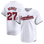 Cleveland Guardians #27 Austin Hedges Player White BFRAILEY Limited Home Stitched Jerseys