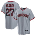 Cleveland Guardians #27 Austin Hedges Player Gray BFRAILEY Home Game Stitched Jerseys