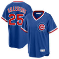 Chicago Cubs #25 Moises Ballesteros Player Royal BFRAILEY T-shirt Cooperstown Collection Limited Stitched Jerseys