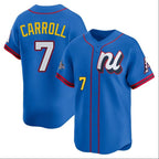 Arizona Diamondbacks #7 Corbin Carroll Player Blue BFRAILEY National League All-Star Edition Limited Home Game Stitched Jerseys
