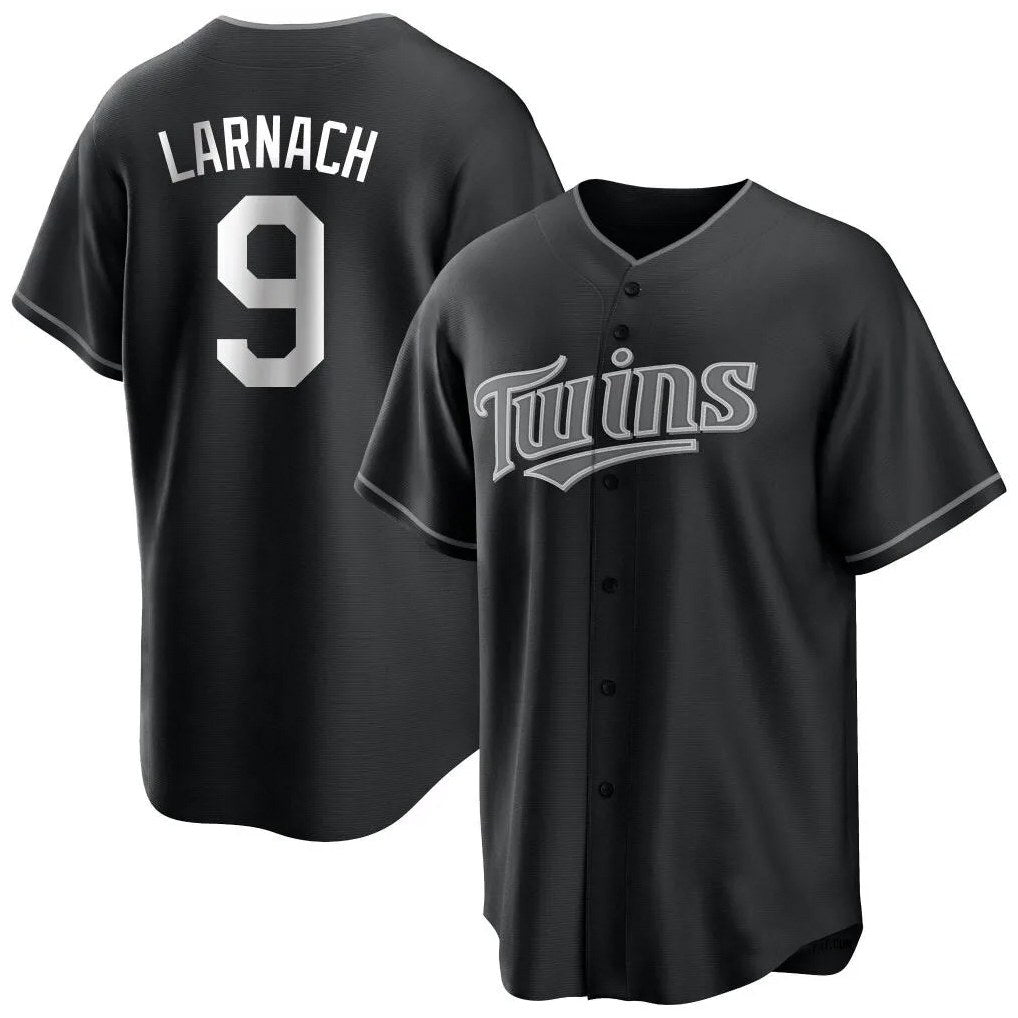 Minnesota Twins #9 Trevor Larnach Player Black BFRAILEYHome Game Stitched Jerseys
