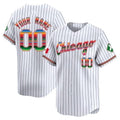 Custom Chicago White Sox Mexico Vapor Premier Limited Jersey V3- White 2 BFRAILEY