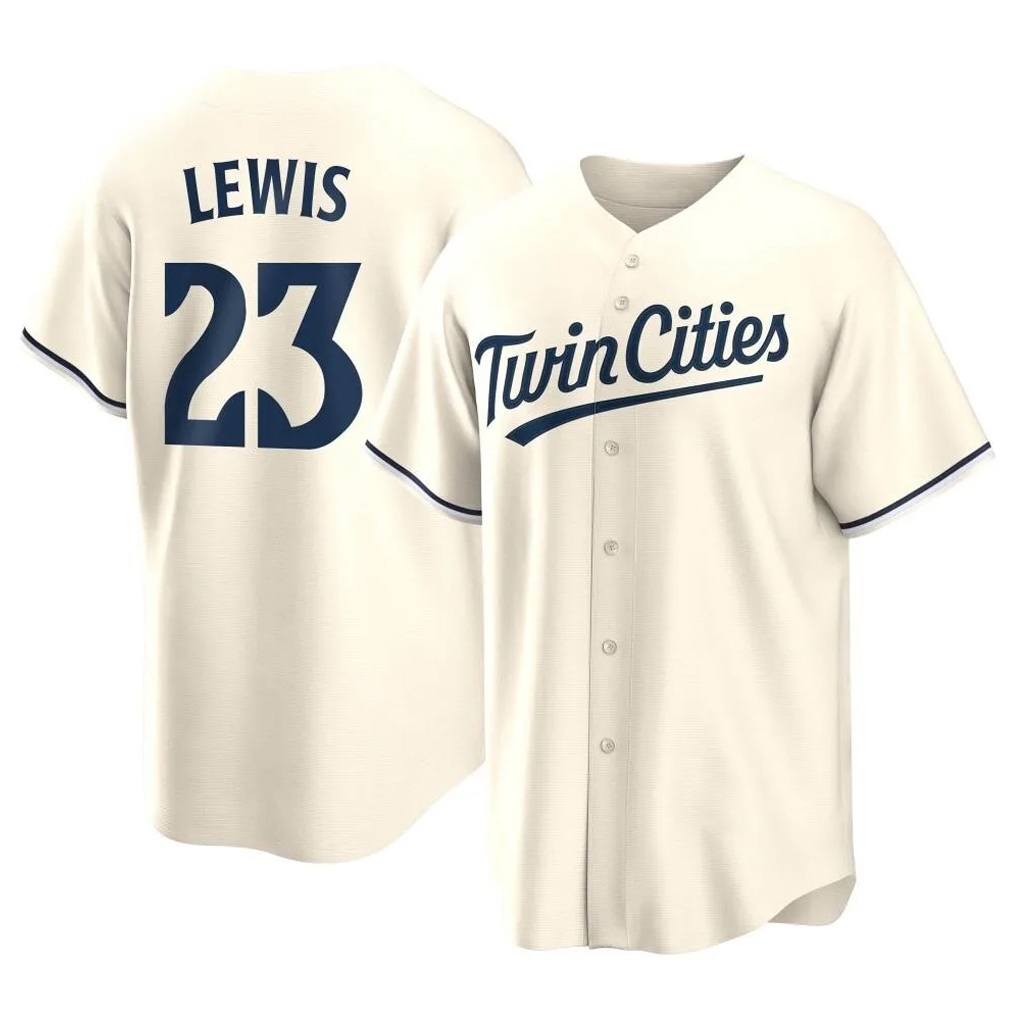 Minnesota Twins #23 Royce Lewis Player Cream BFRAILEYGame Limited Home Stitched Jerseys