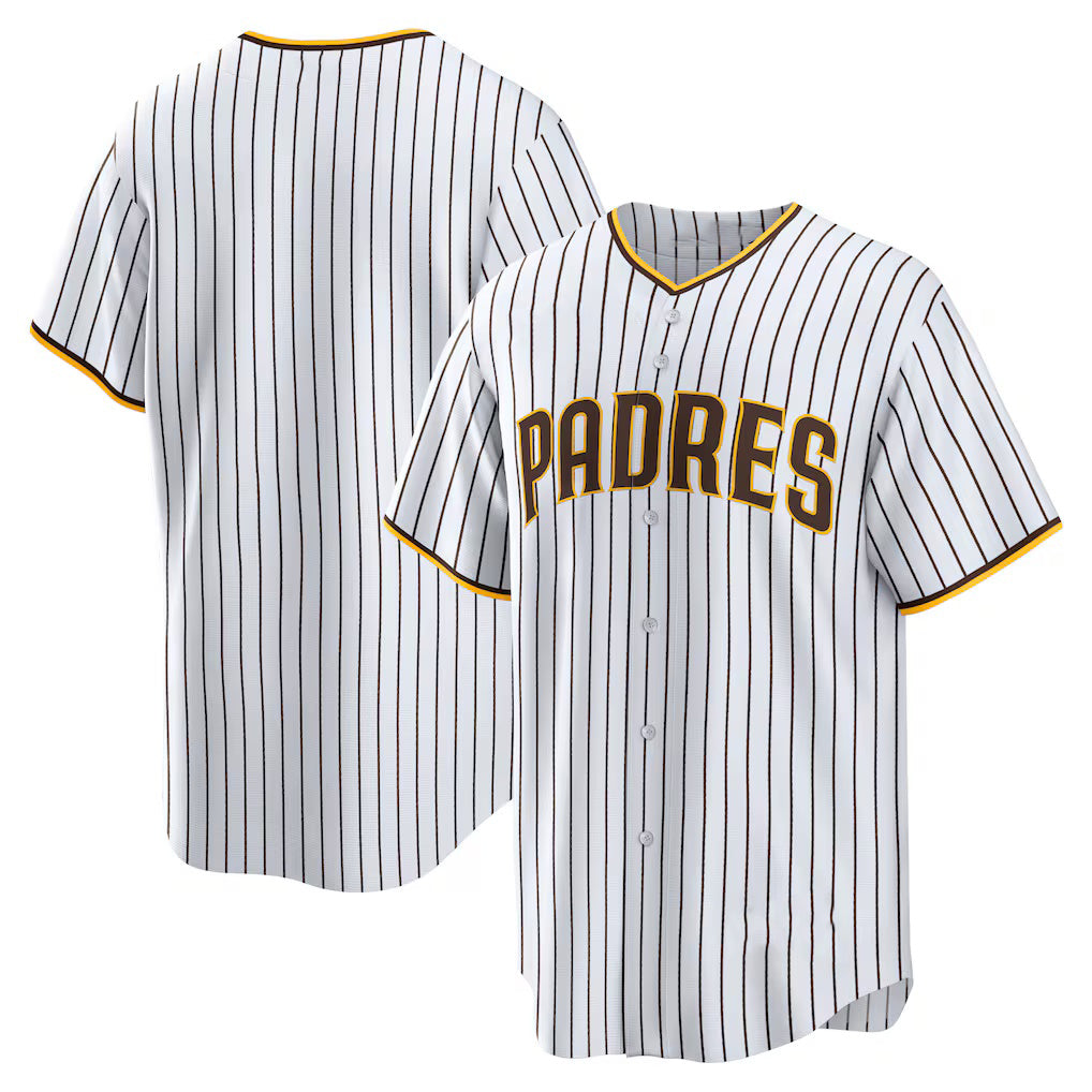 San Diego Padres White BFRAILEY Home Replica Team Jersey