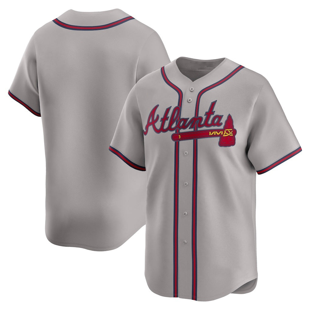Atlanta Braves Gray BFRAILEY Road Limited Jersey