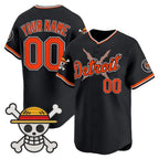 Custom Detroit Tigers x One Piece Black BFRAILEY Vapor Premier Limited Jersey - Stitched