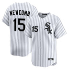Chicago White Sox #15 Sean Newcomb Player White BFRAILEY Stripe Limited Home Stitched Jerseys