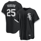 Chicago White Sox #25 Andrew Vaughn Player Black BFRAILEY Home Game Stitched Jerseys