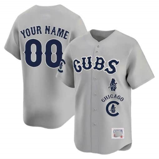 Custom Chicago Cubs Special Vapor Premier Limited Jersey ¨C Gray BFRAILEY