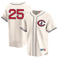 Chicago Cubs #25 Moises Ballesteros Player Cream BFRAILEY Field of Dreams Limited Home Game Stitched Jerseys