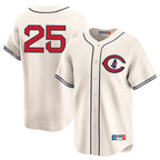 Chicago Cubs #25 Moises Ballesteros Player Cream BFRAILEY Field of Dreams Limited Home Game Stitched Jerseys