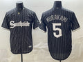 Chicago White Sox #5 Munetaka Murakami Black BFRAILEY 2021 City Connect Cool Base Stitched Jersey