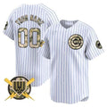Custom Chicago Cubs Armed Forces Day Vapor Premier Limited Jersey ¨C White BFRAILEY