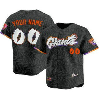Custom San Francisco Giants Black BFRAILEY 2025 City Connect Limited Jersey