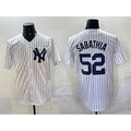 New York Yankees #52 C.C. Sabathia White BFRAILEY Cool Base Stitched Jersey