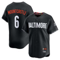 Baltimore Orioles #6 Ryan Mountcastle Player Black BFRAILEY City Connect Limited Home Game Stitched Jerseys