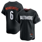 Baltimore Orioles #6 Ryan Mountcastle Player Black BFRAILEY City Connect Limited Home Game Stitched Jerseys
