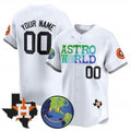 Custom Houston Astros Cactus Jack Astro World Vapor Premier Limited Jersey ¨C White BFRAILEY