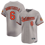 Baltimore Orioles #6 Ryan Mountcastle Player Gray BFRAILEY Limited Home Game Stitched Jerseys