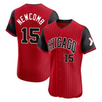 Chicago White Sox #15 Sean Newcomb Player Red BFRAILEY City Connect Limited Elite Home Stitched Jerseys