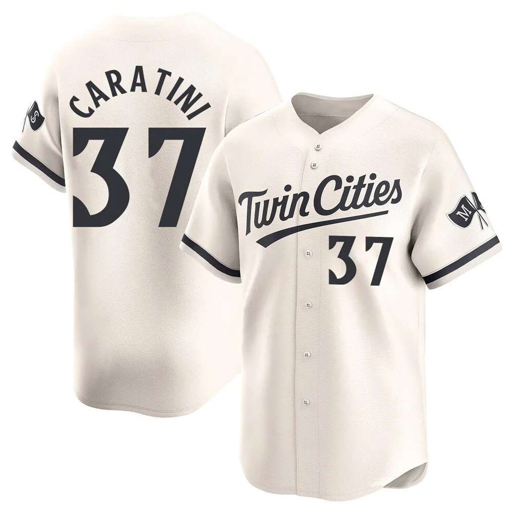 Minnesota Twins #37 Victor Caratini Player Cream BFRAILEYHome Limited Stitched Jerseys