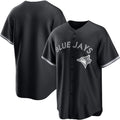 Toronto Blue Jays Blank Black BFRAILEY Lights Out Limited Stitched Jersey
