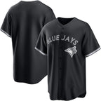 Toronto Blue Jays Blank Black BFRAILEY Lights Out Limited Stitched Jersey