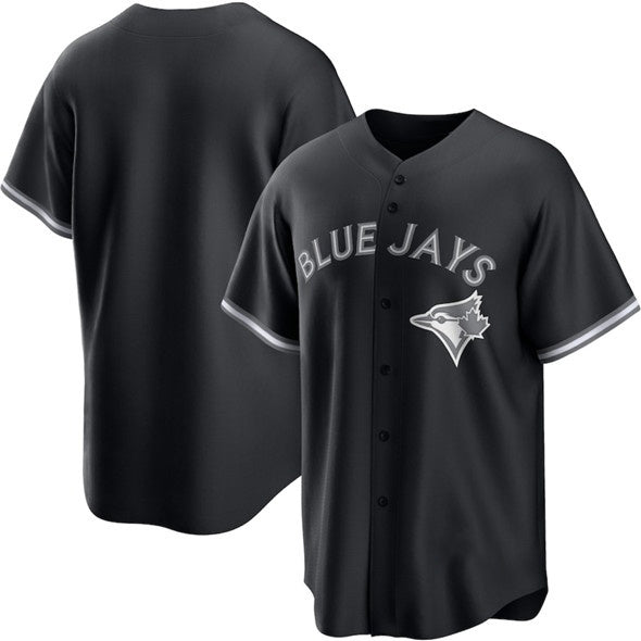 Toronto Blue Jays Blank Black BFRAILEY Lights Out Limited Stitched Jersey