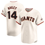 San Francisco Giants #14 Patrick Bailey Cream BFRAILEY 2024 Home Limited Stitched Jersey