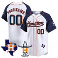 Custom Houston Astros Houston Rodeo Patch Vapor Premier Limited Jersey ¨C White 3 BFRAILEY