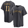 Cleveland Guardians #11 Jose Ramirez Player Charcoal BFRAILEY All-Star Limited Home Stitched Jerseys