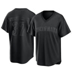 Cincinnati Reds #37 Tyler Stephenson Player Black BFRAILEY T-shirt Game Home Stitched Jerseys