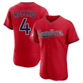 Cleveland Guardians #4 Brayan Rocchio Player Red BFRAILEY Limited Elite Home Stitched Jerseys