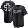 Minnesota Twins #56 Josh Bell Player Black BFRAILEYHome Game Stitched Jerseys