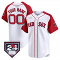 Custom Boston Red Sox 2024 Spring Training Patch Vapor Premier Limited Jersey ¨C  White Red BFRAILEY