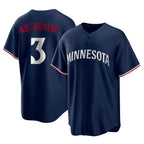 Minnesota Twins #3 Harmon Killebrew Player Navy BFRAILEYReplica Alternate Home Stitched Jerseys