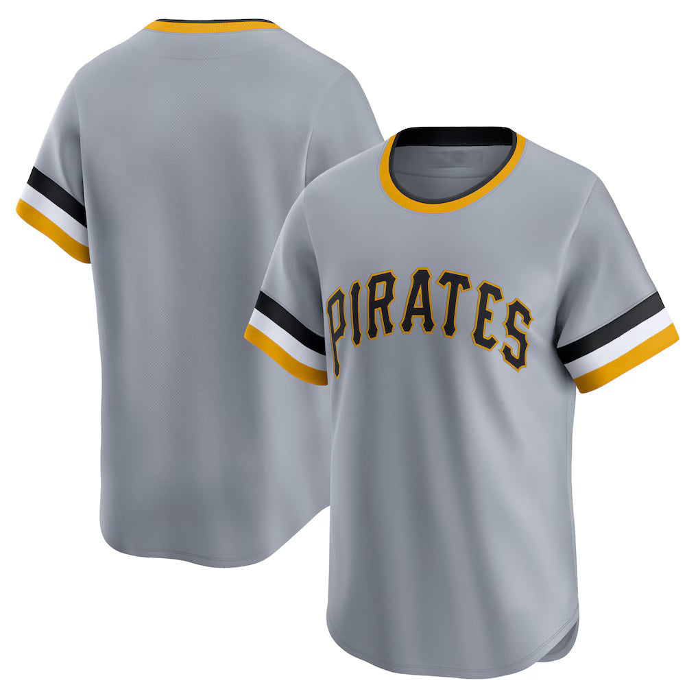 Pittsburgh Pirates Gray BFRAILEY Cooperstown Collection Limited Jersey