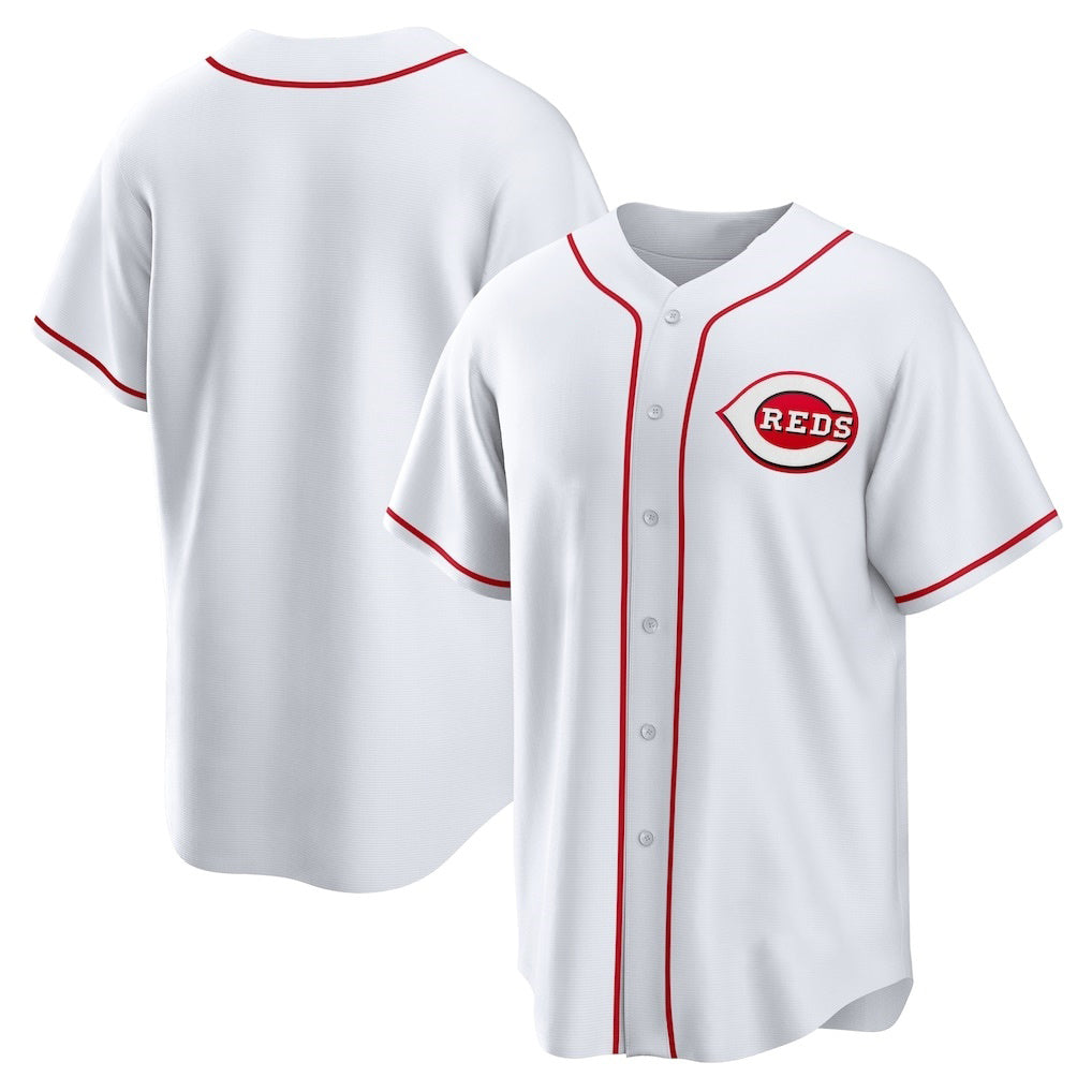 Cincinnati Reds White BFRAILEY Home Replica Team Jersey