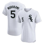 Chicago White Sox #5 Munetaka Murakami Player White BFRAILEY Stripe Limited Elite Home Stitched Jerseys