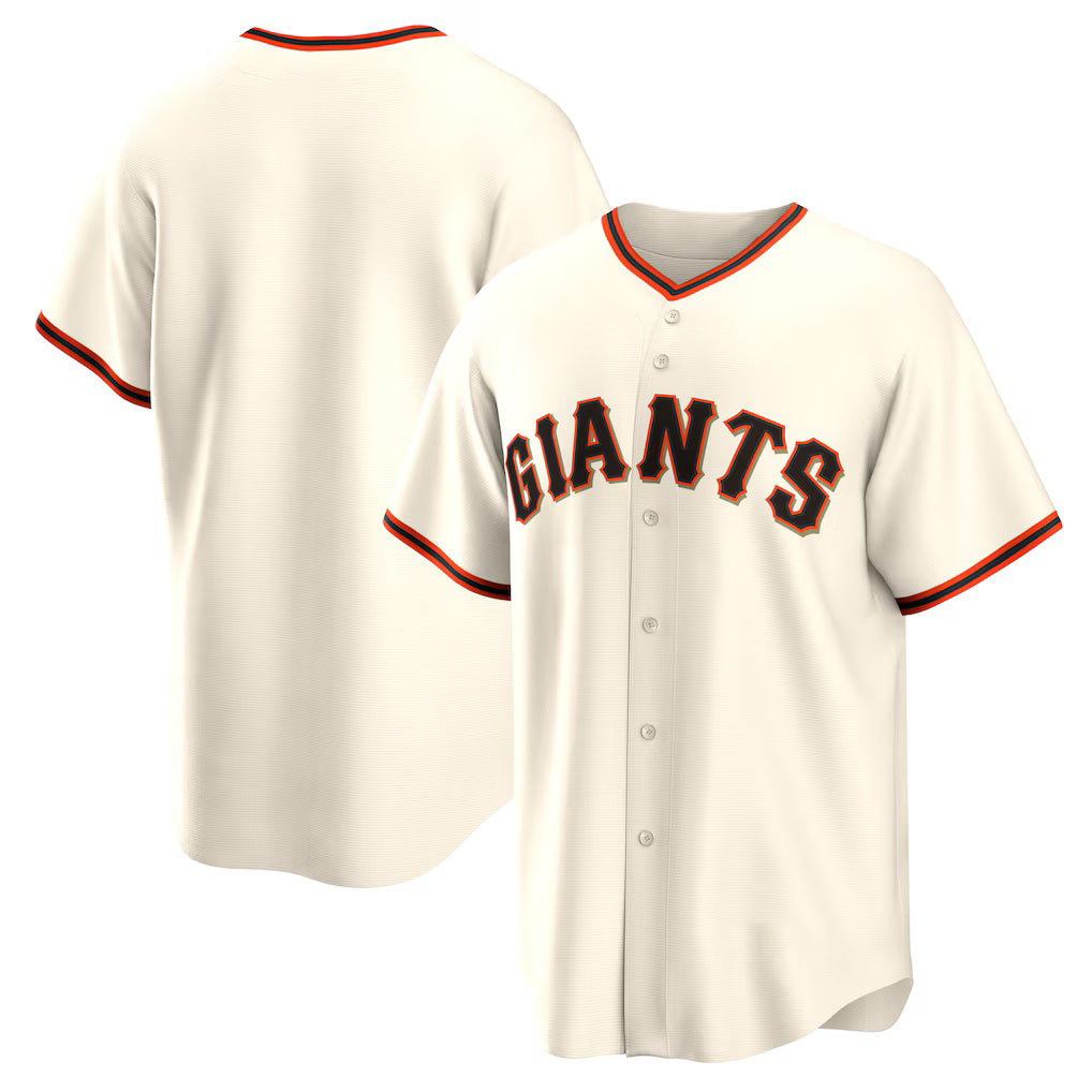 San Francisco Giants Cream BFRAILEY Home Replica Team Jersey