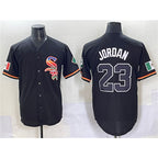 Chicago White Sox #23 Michael Jordan Black BFRAILEY Mexico Limited Stitched Jersey