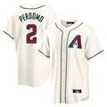 Arizona Diamondbacks #2 Geraldo Perdomo Player Cream BFRAILEY Home Game Stitched Jerseys