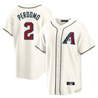 Arizona Diamondbacks #2 Geraldo Perdomo Player Cream BFRAILEY Home Game Stitched Jerseys
