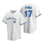 Toronto Blue Jays #17 Jose Berrios White BFRAILEY Home Cool Base Jersey