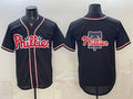 Philadelphia Phillies Team Big Logo 2026 Fashion Replica Black BFRAILEY Out Stitched Jersey