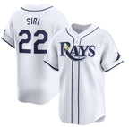 Tampa Bay Rays #22 Jose Siri White BFRAILEY Home Limited Stitched Jersey