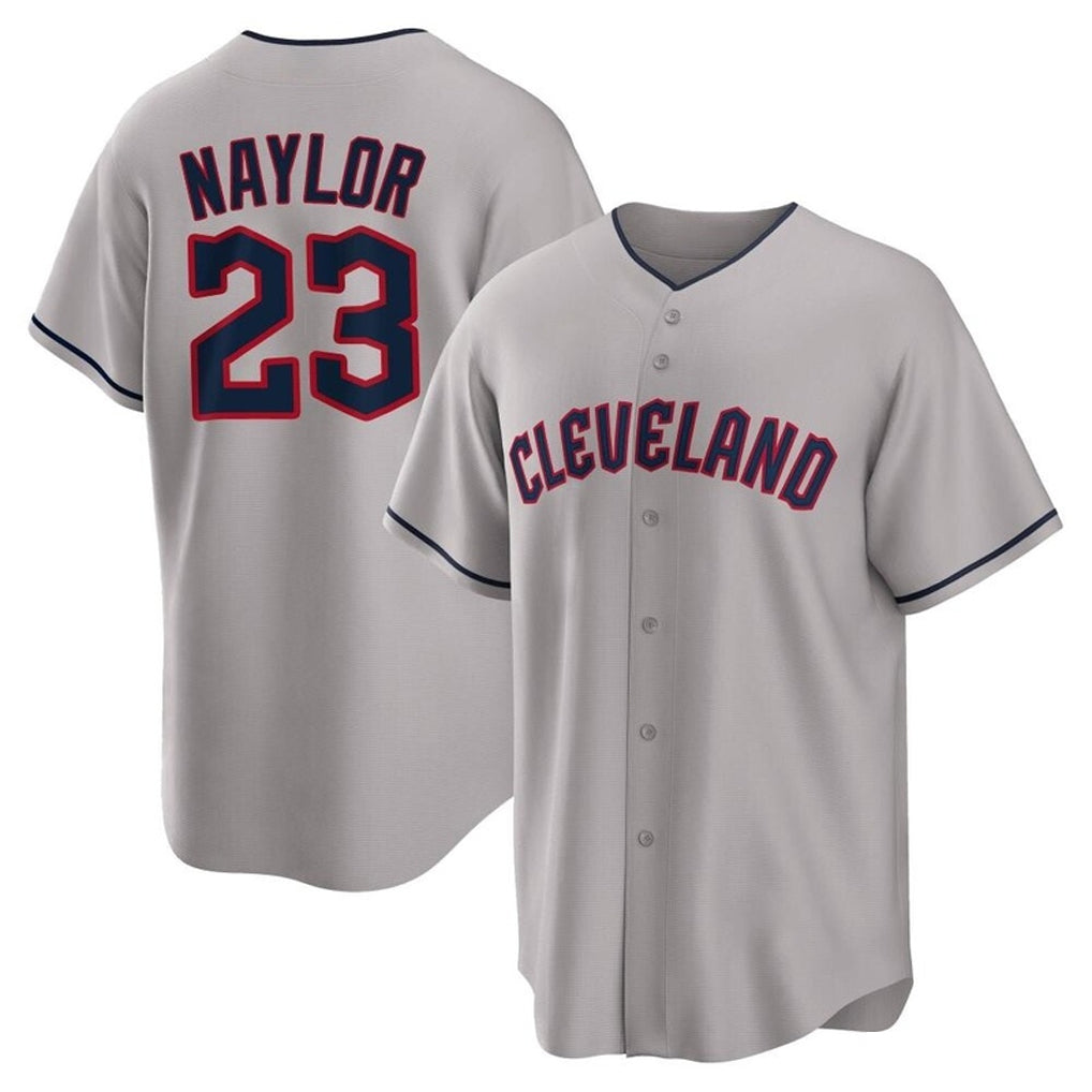 Cleveland Guardians #23 Bo Naylor Player Gray BFRAILEY Game Home Stitched Jerseys