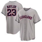 Cleveland Guardians #23 Bo Naylor Player Gray BFRAILEY Game Home Stitched Jerseys