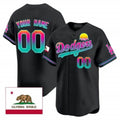 Custom Los Angeles Dodgers 2024 Los Angeles City Style Vapor Premier Limited Jersey ¨C Black BFRAILEY